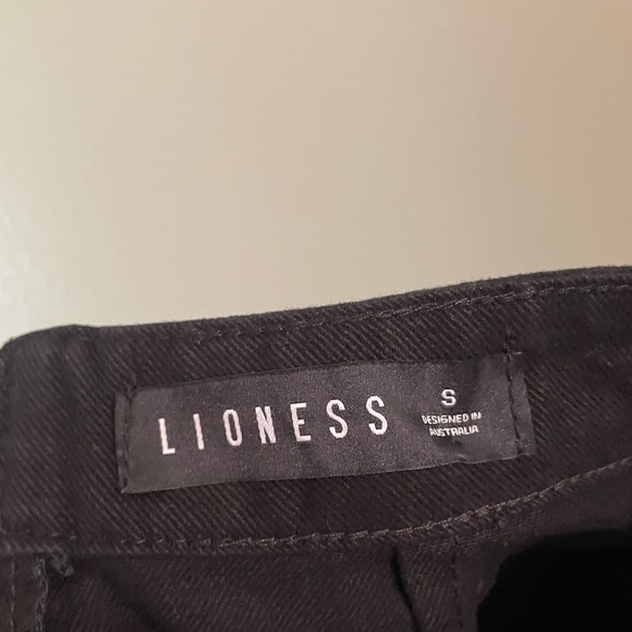 Princess Polly The Lola Mini Skirt Black Lioness NWOT - Picture 4 of 13